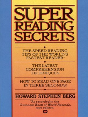 cover image of Super Reading Secrets